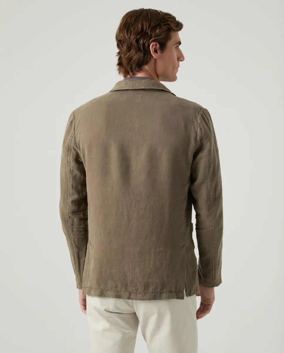 Blazer Lino Khaki | SCOTTA