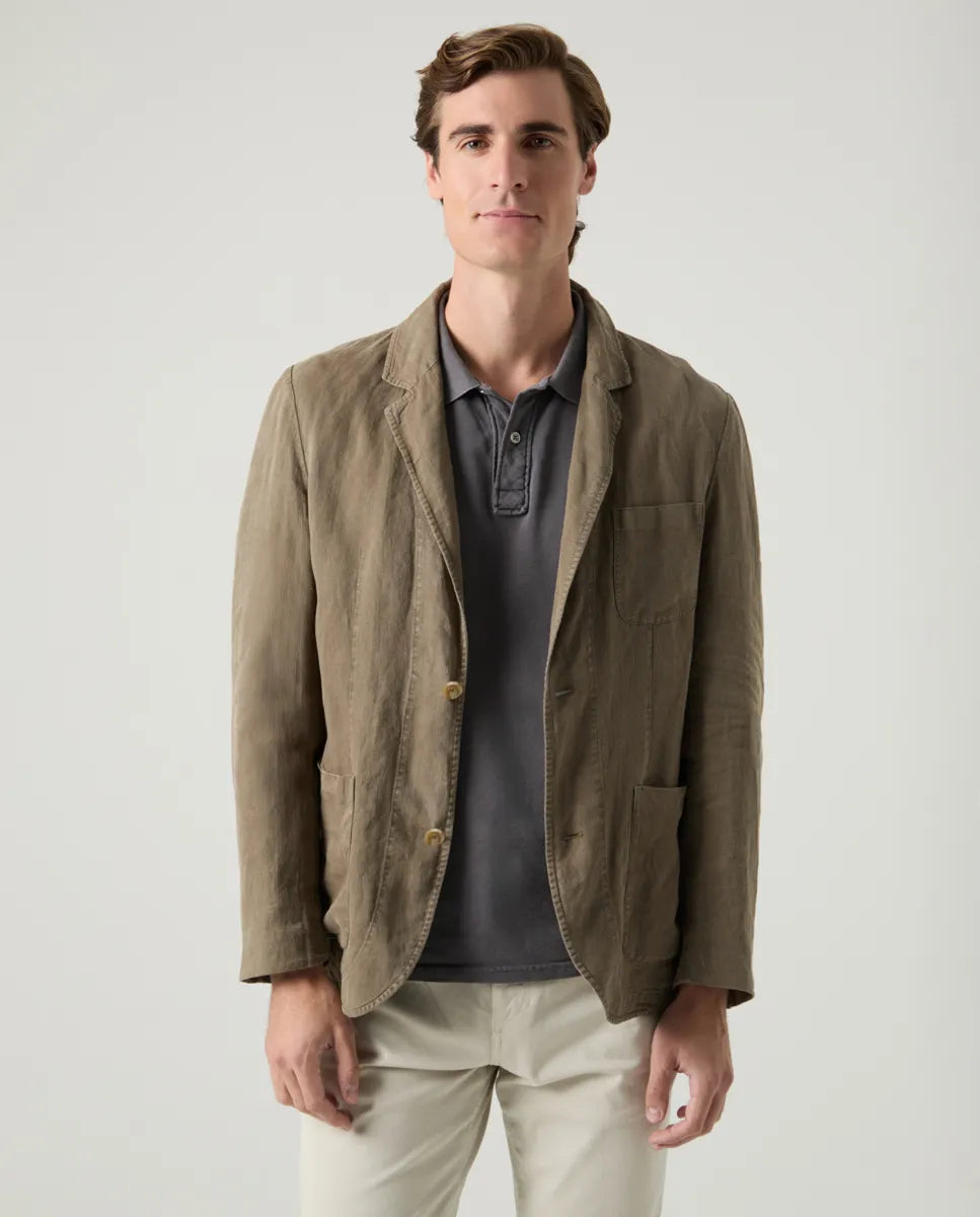 Blazer Lino Khaki | SCOTTA