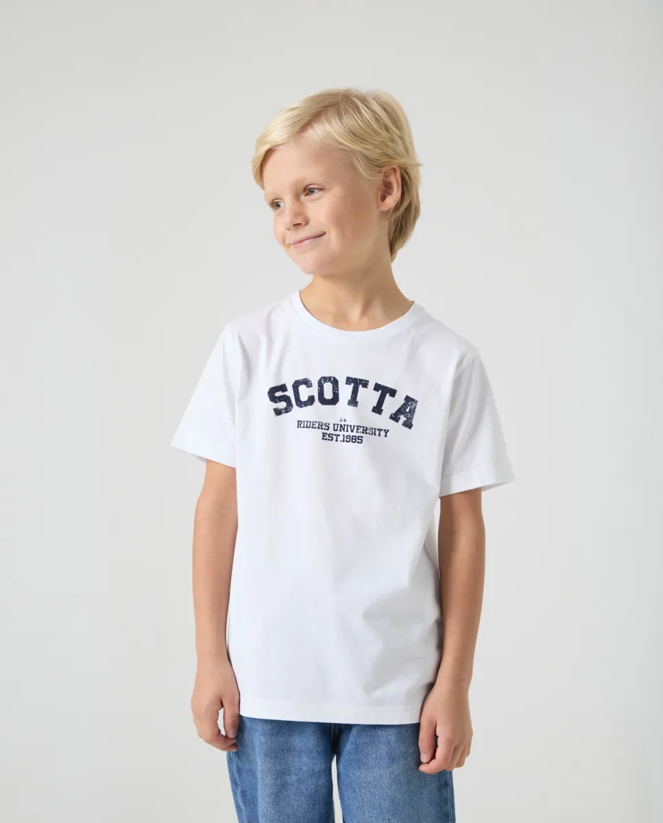 Camiseta Niño Scotta University Blanco | SCOTTA