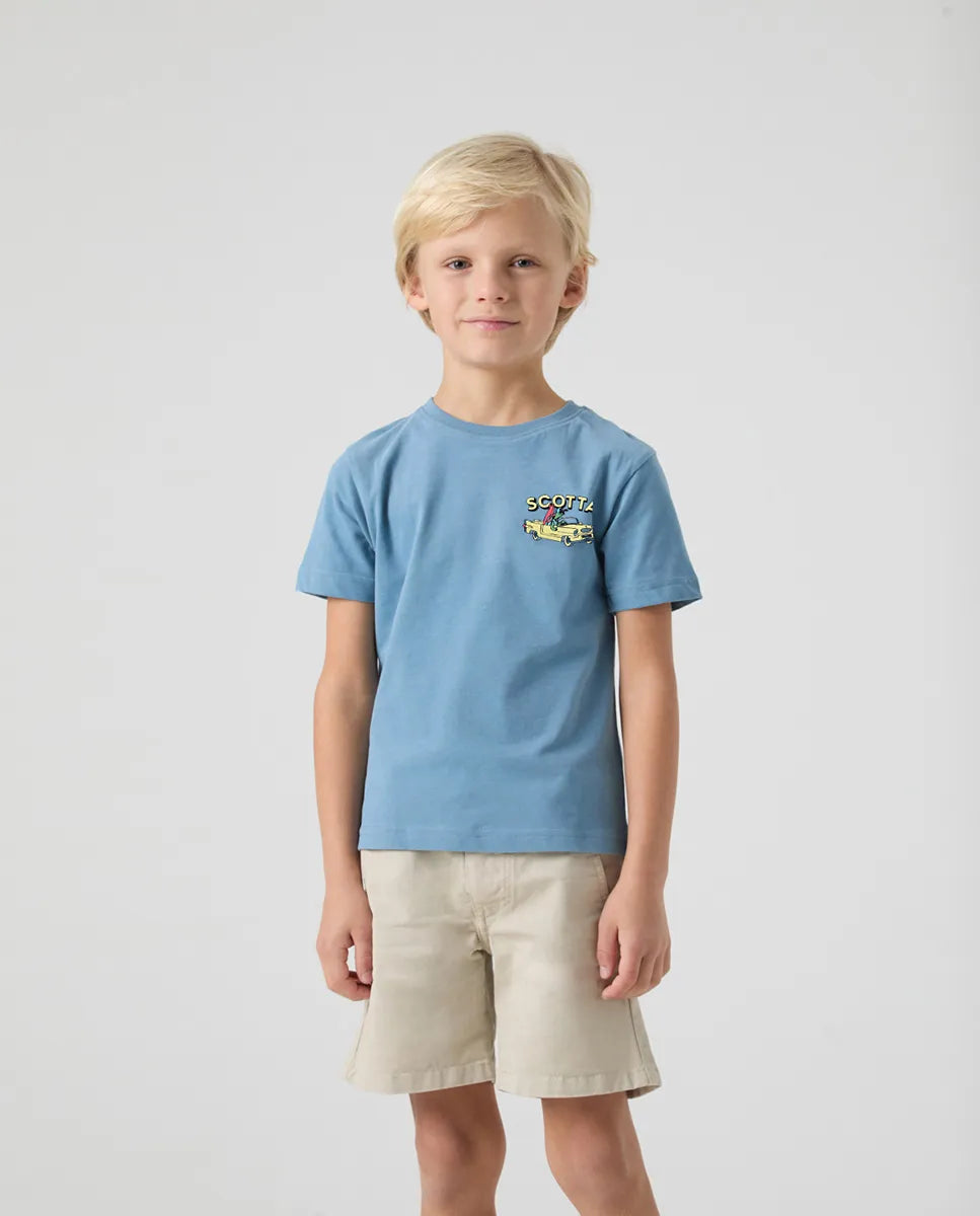 Camiseta Niño Turtle Denim | SCOTTA