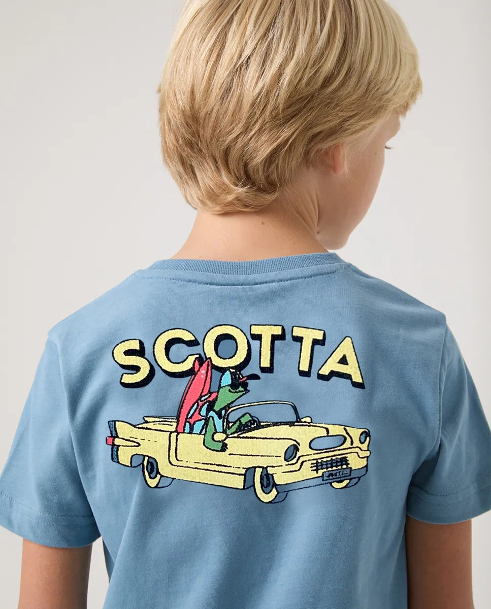 Camiseta Niño Turtle Denim | SCOTTA