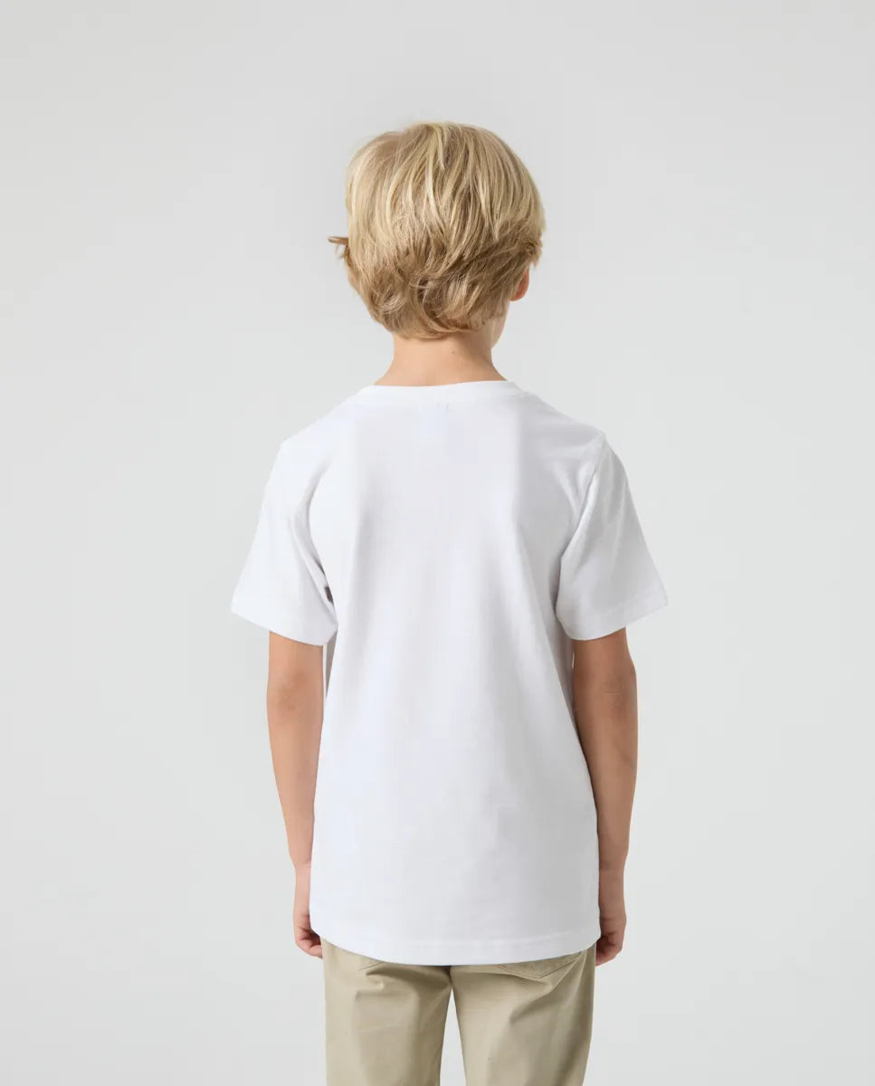 Camiseta Niño Car Blanco | SCOTTA