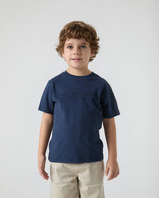 Camiseta niño car marino | SCOTTA