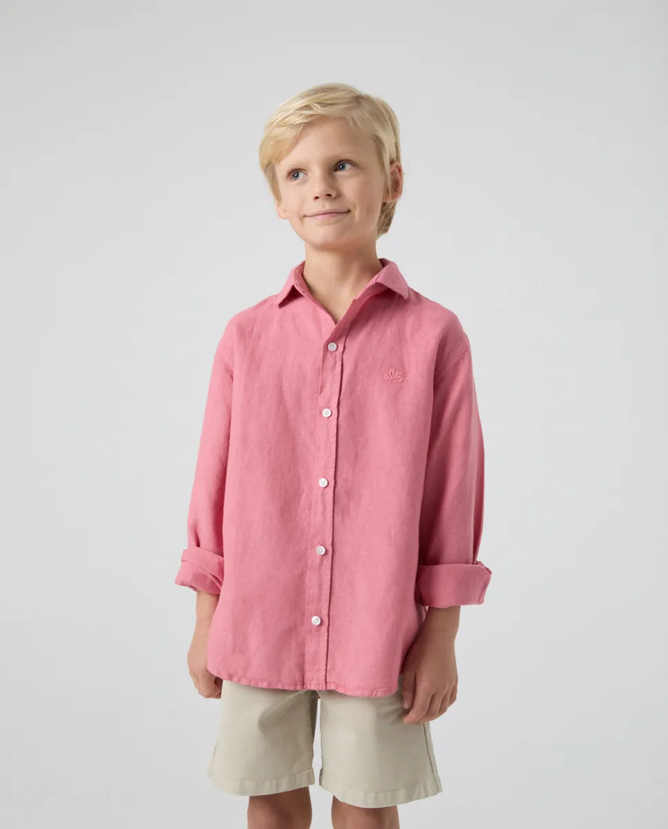 Camisa niño lissome li-co frambuesa | SCOTTA