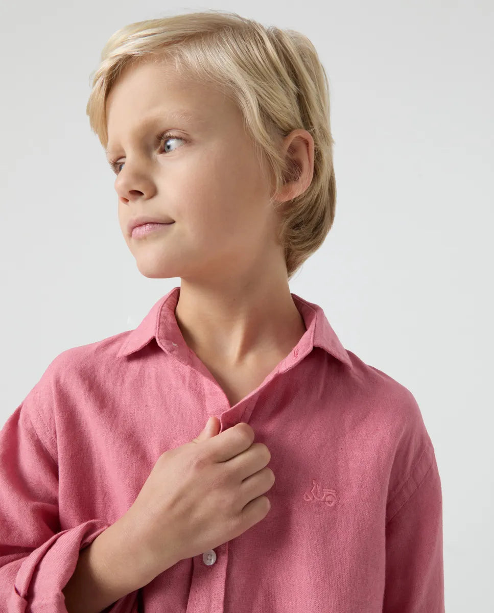 Camisa niño lissome li-co frambuesa | SCOTTA