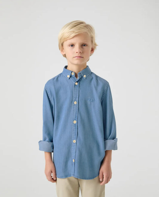 Camisa Niño Tencel Denim | SCOTTA