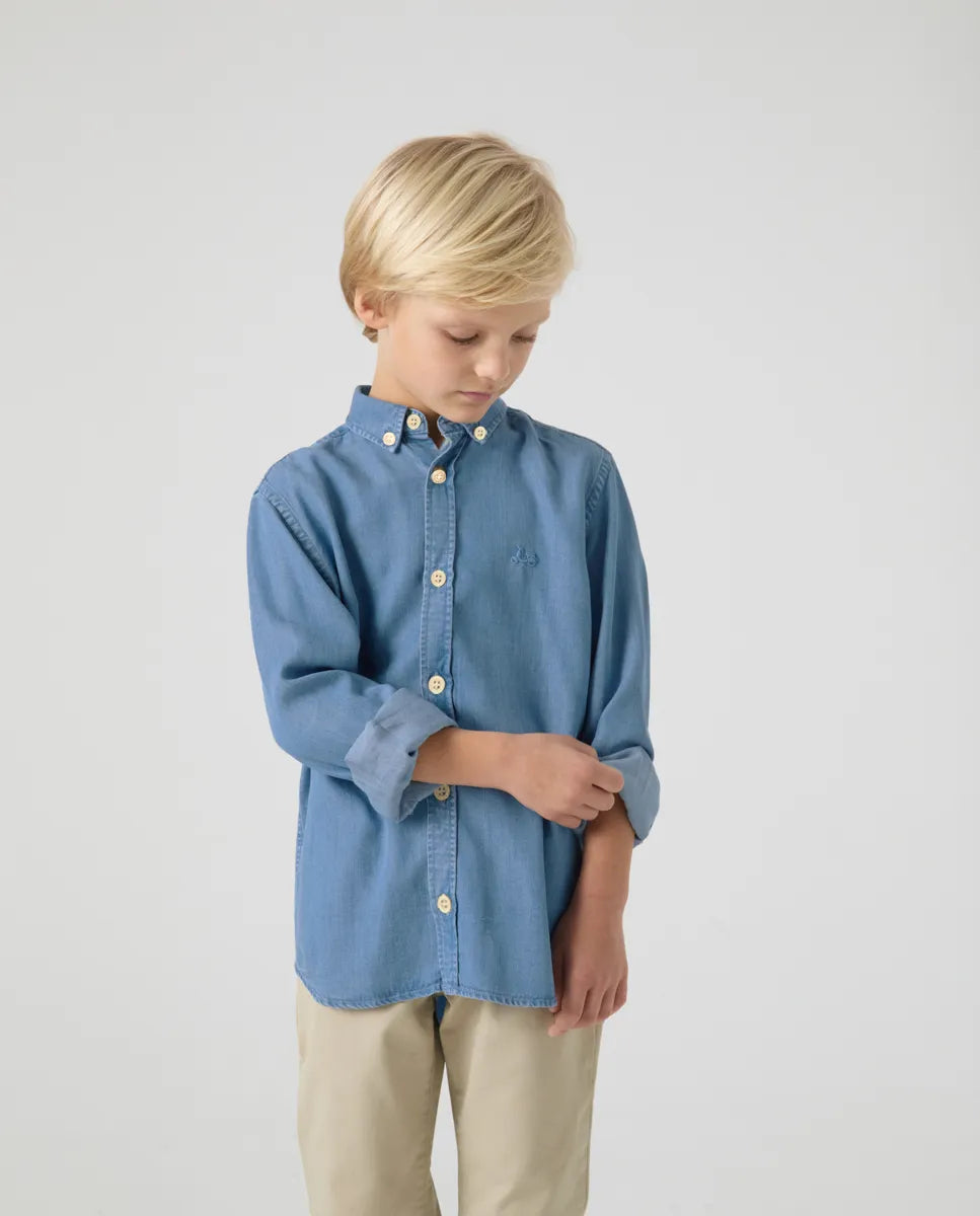 Camisa Niño Tencel Denim | SCOTTA