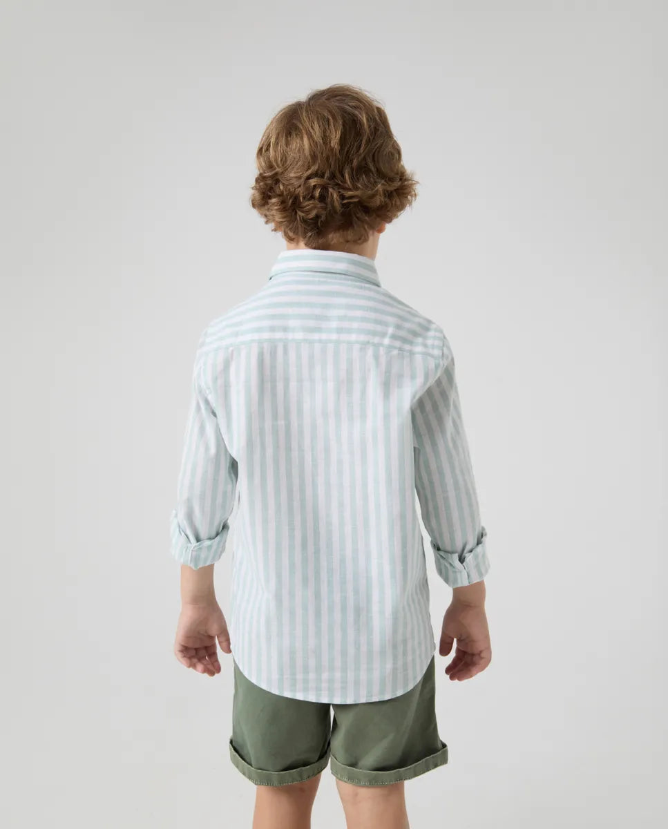 Camisa Niño Stone Verde | SCOTTA