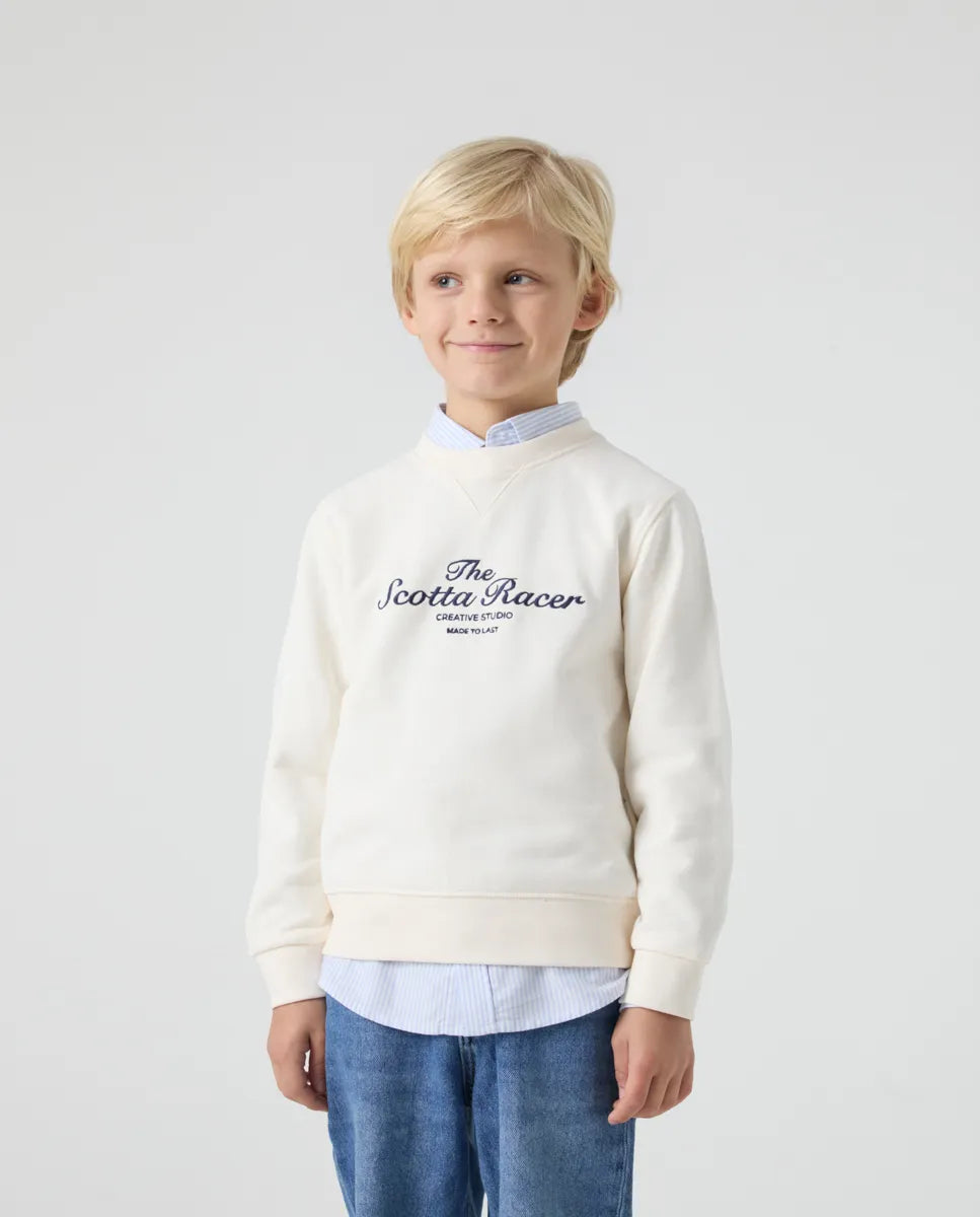 Sudadera Niño Scotta Racer Crudo | SCOTTA