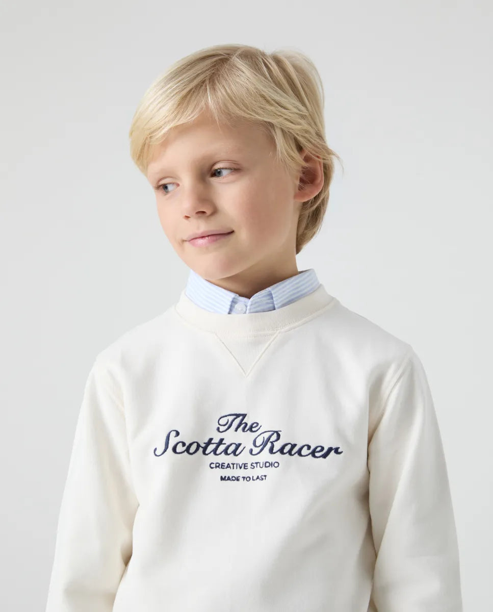 Sudadera Niño Scotta Racer Crudo | SCOTTA