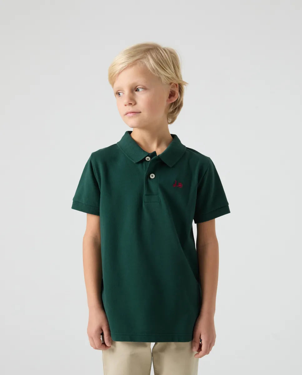 Polo Niño Classic Verde Botella | SCOTTA