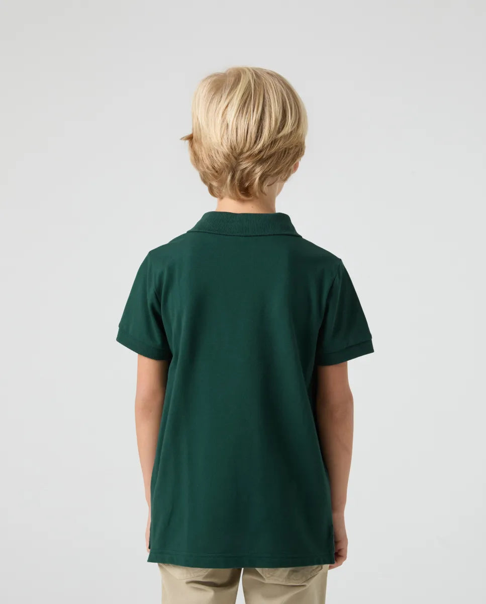 Polo Niño Classic Verde Botella | SCOTTA