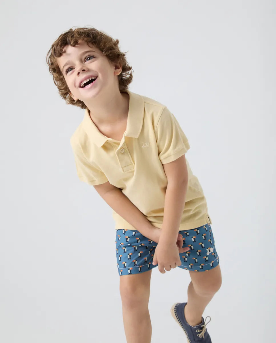 Polo Niño Garment Amarillo | SCOTTA