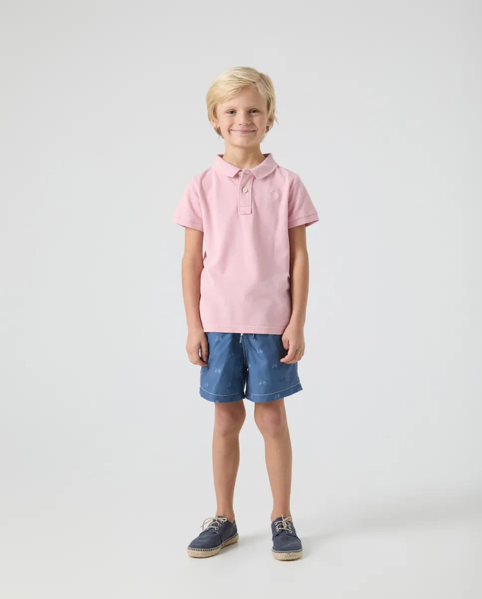 Polo Niño Garment Rosa Palo | SCOTTA