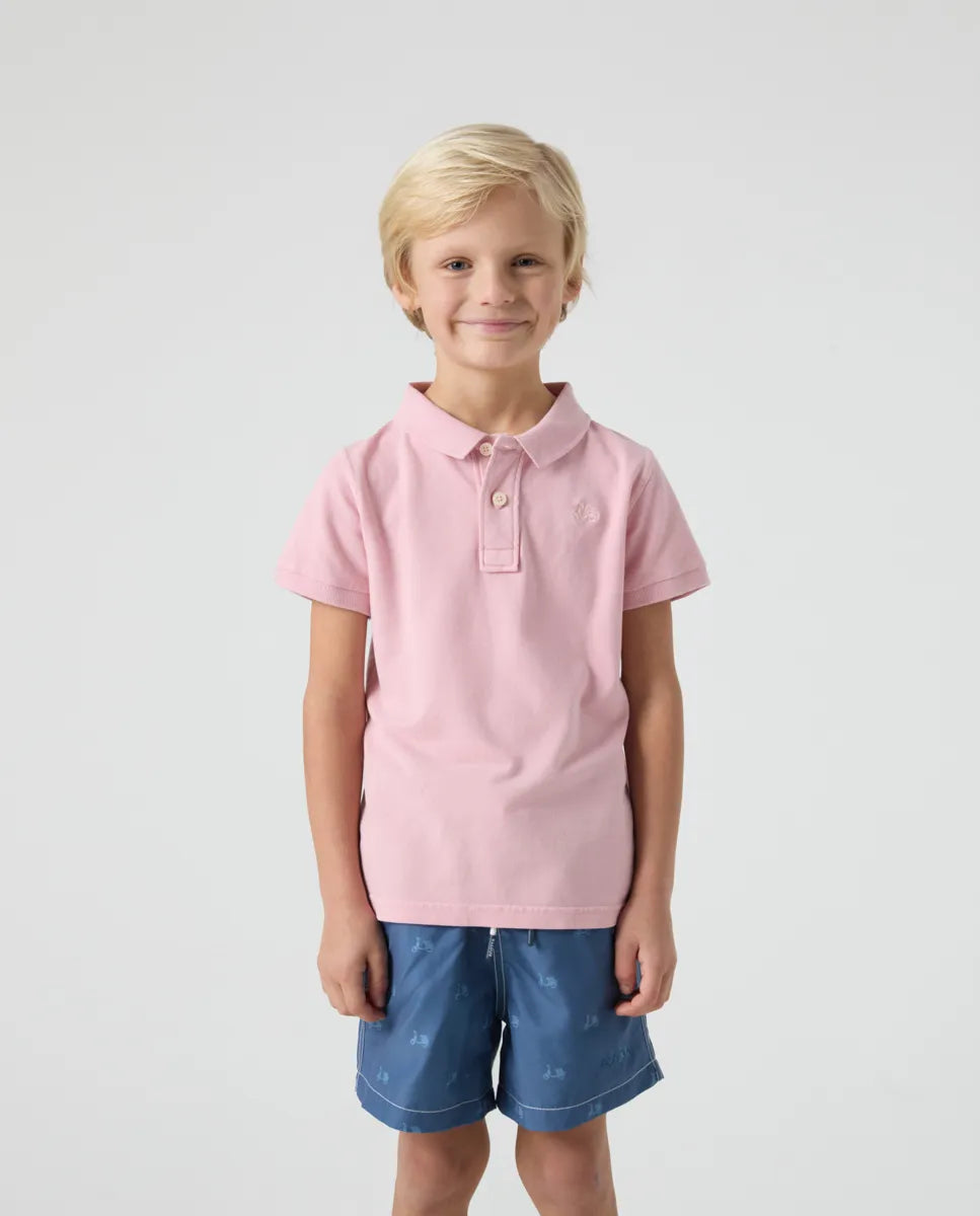 Polo Niño Garment Rosa Palo | SCOTTA