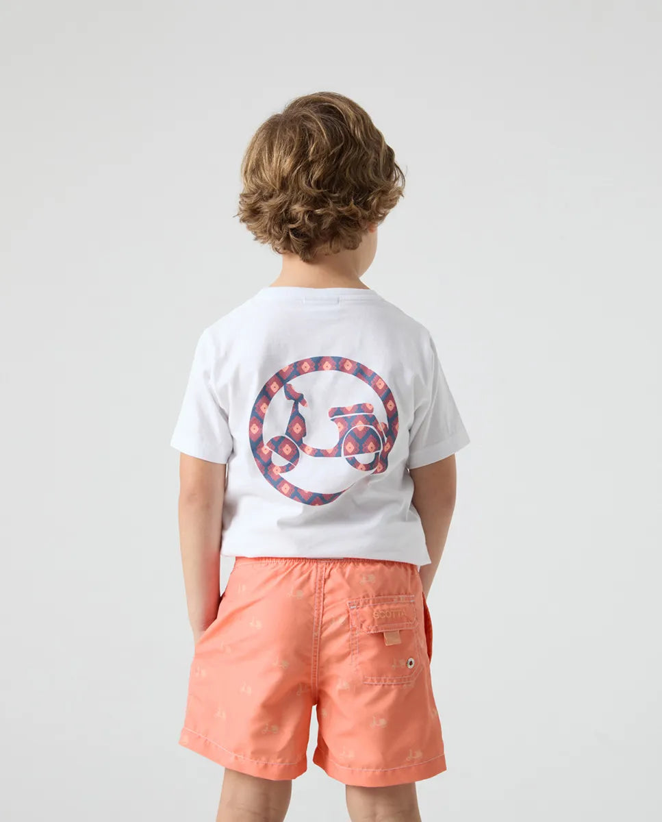 Bañador niño logo coral | SCOTTA