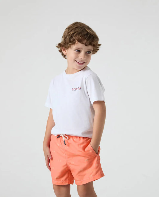 Bañador niño logo coral | SCOTTA