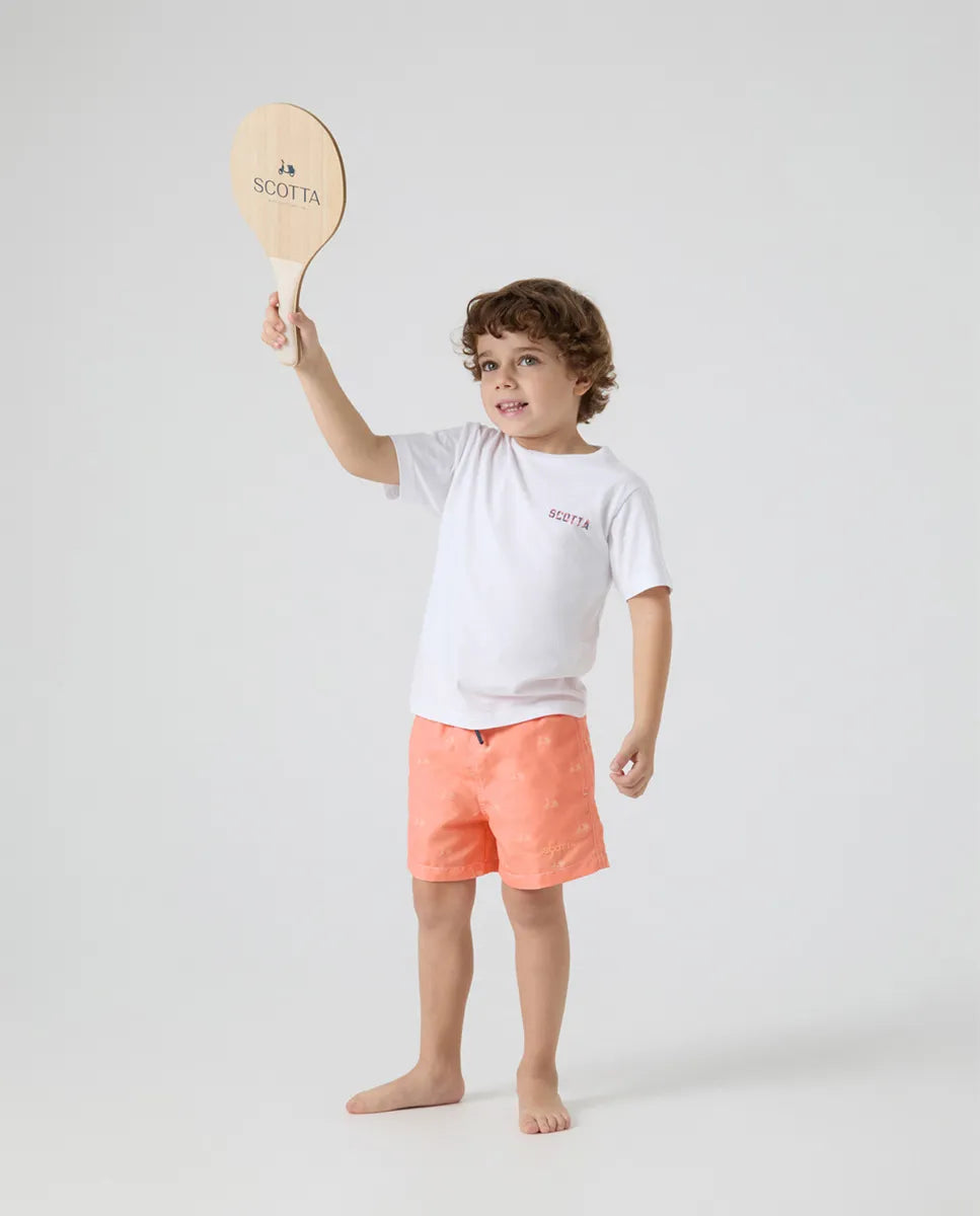 Bañador niño logo coral | SCOTTA
