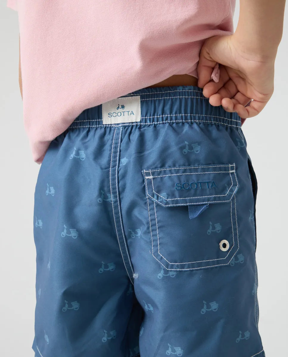 Bañador Niño Logo Denim | SCOTTA