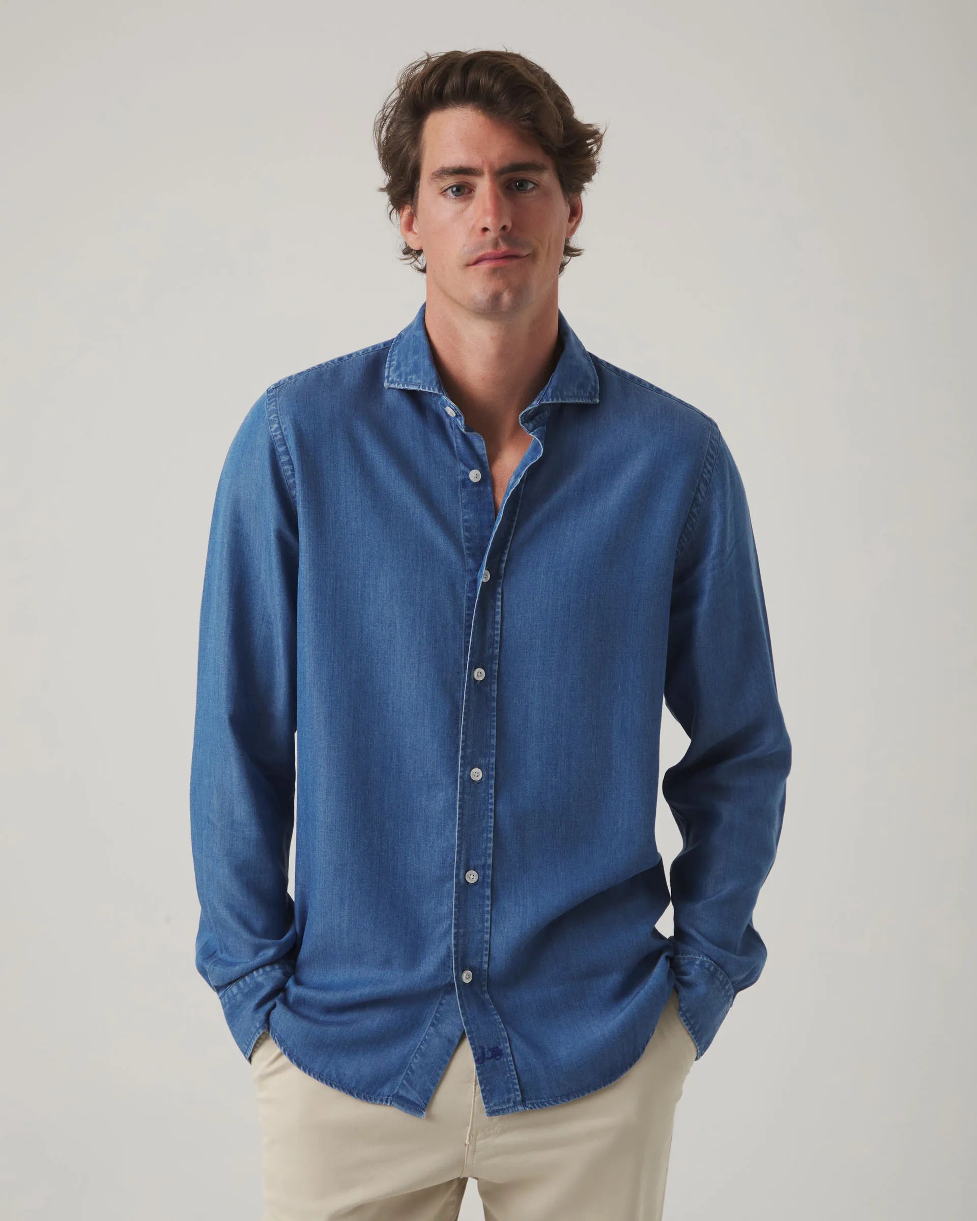 Camisa tencel denim | SCOTTA
