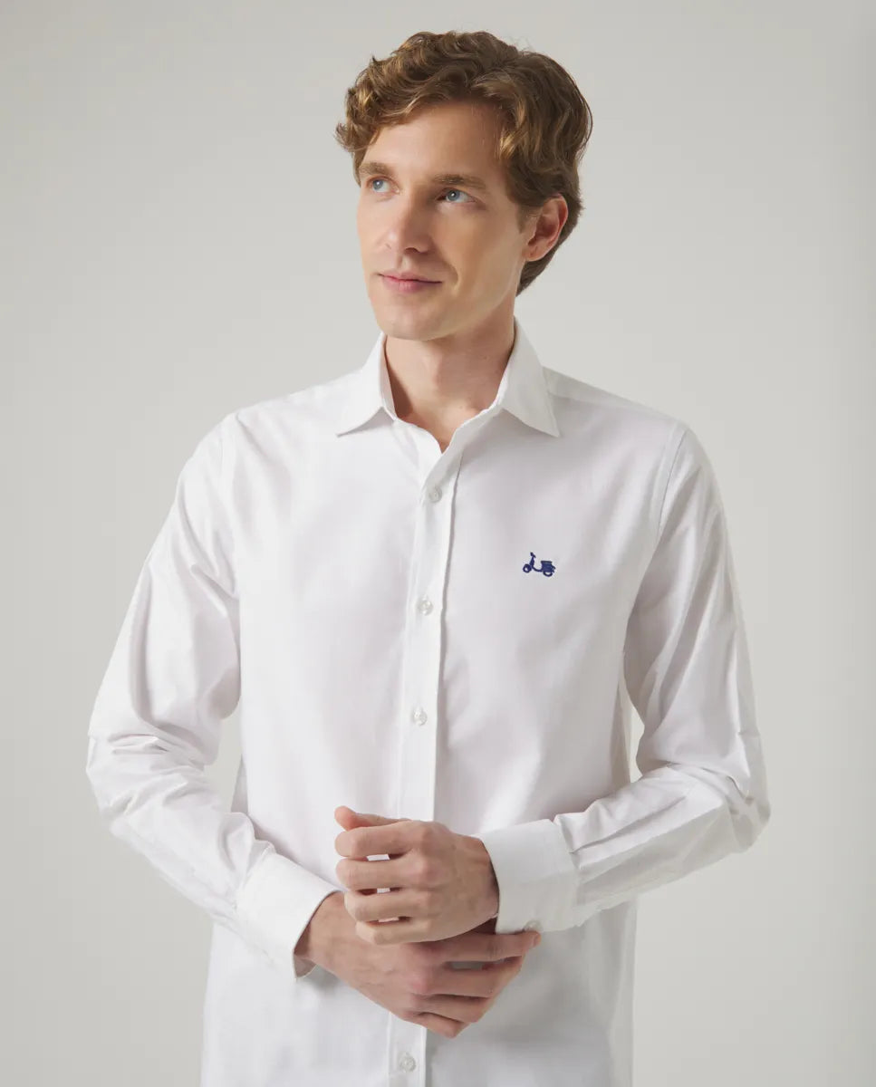 Camisa Oxford Classic Blanco | SCOTTA