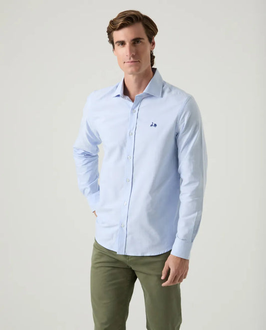 Camisa Oxford Classic Celeste | SCOTTA