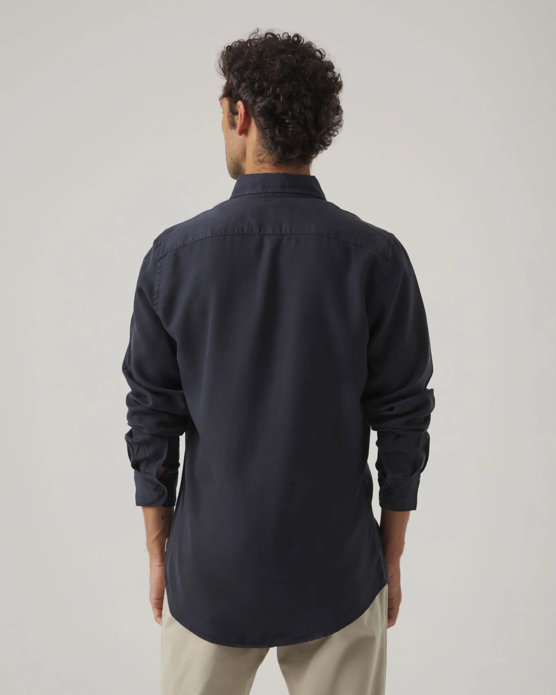Camisa Forest Tencel Marino | SCOTTA