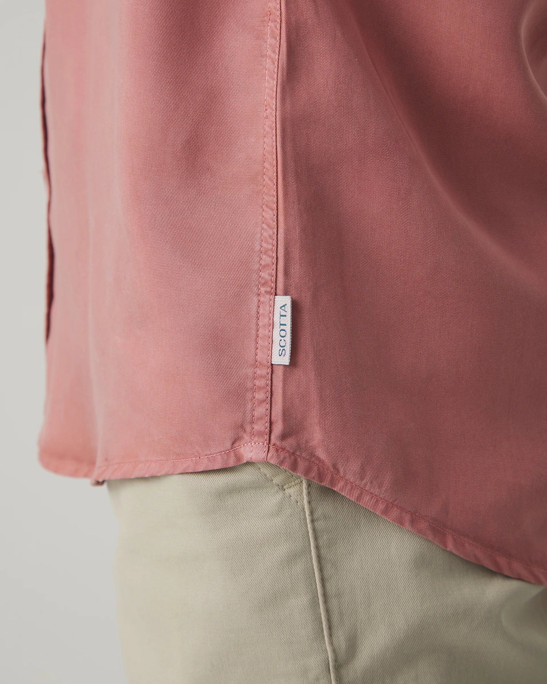 Camisa forest tencel burdeos | SCOTTA