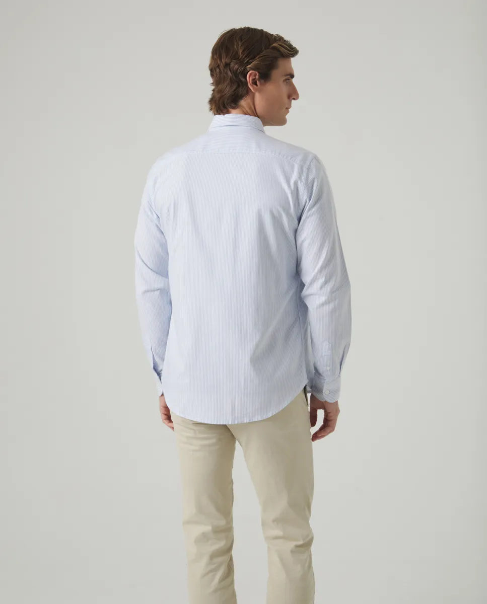 Camisa Oxford Classic Rayas Azules | SCOTTA