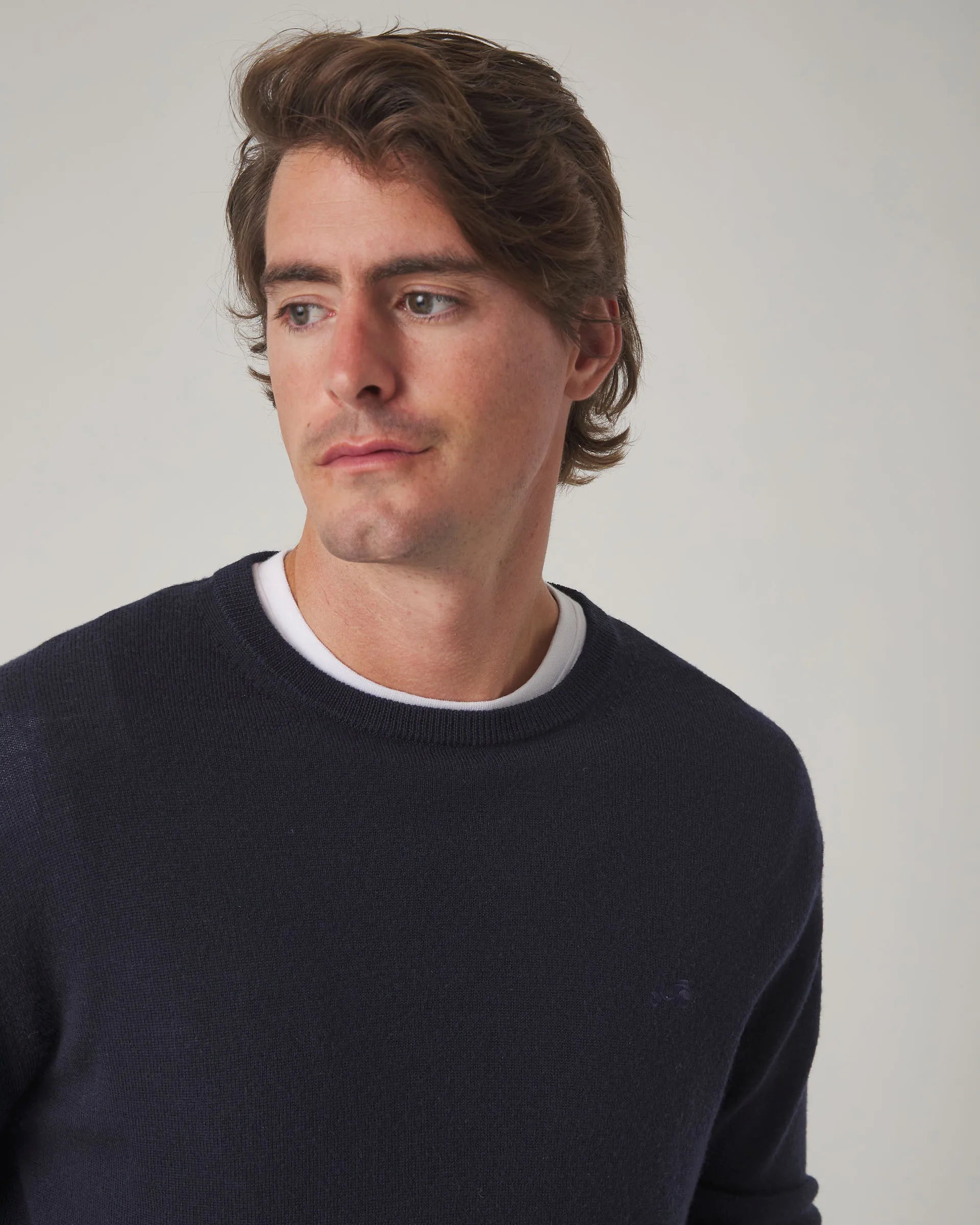 Jersey Crew Neck Merino Marino | SCOTTA