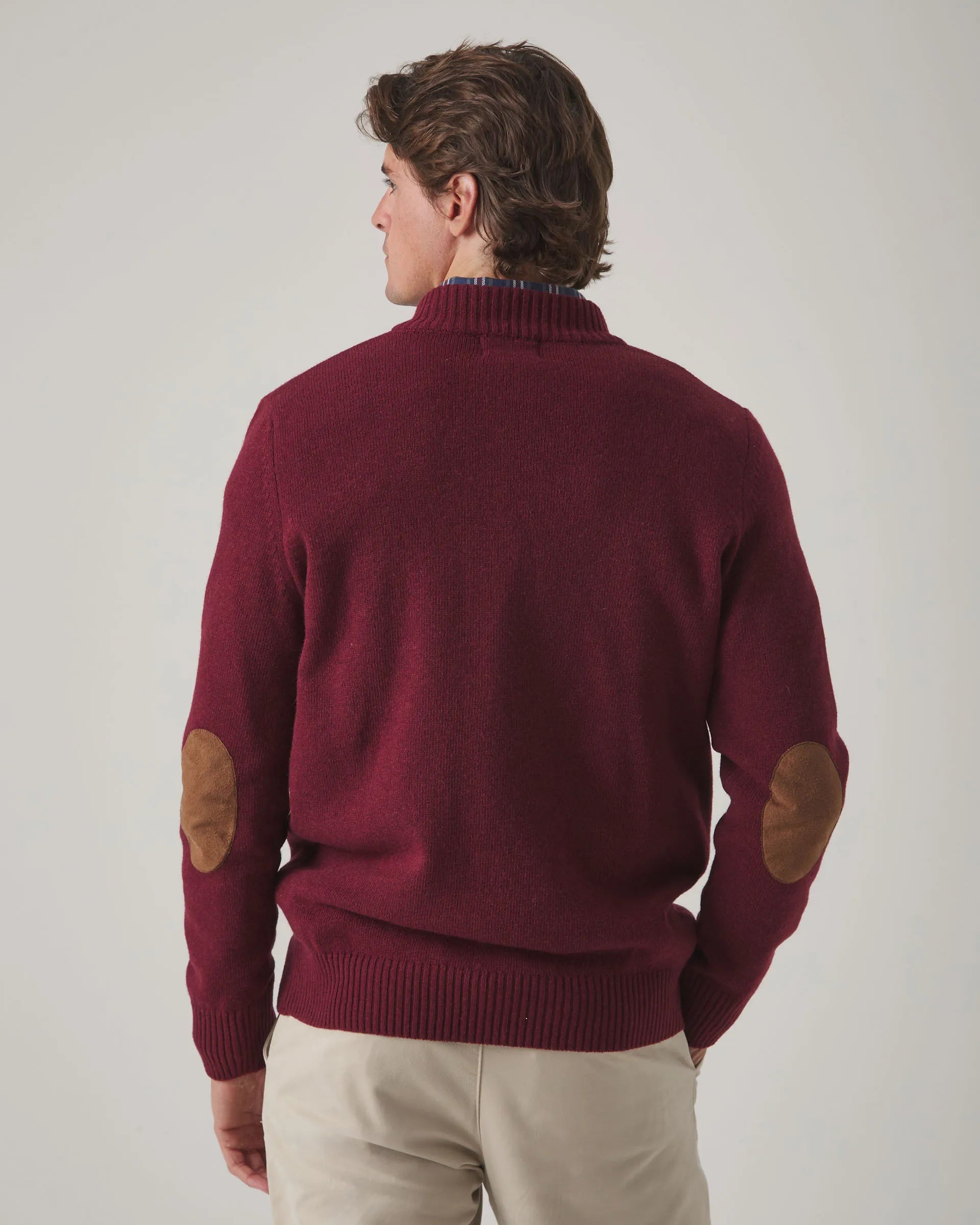 Jersey Zip Burdeos | SCOTTA