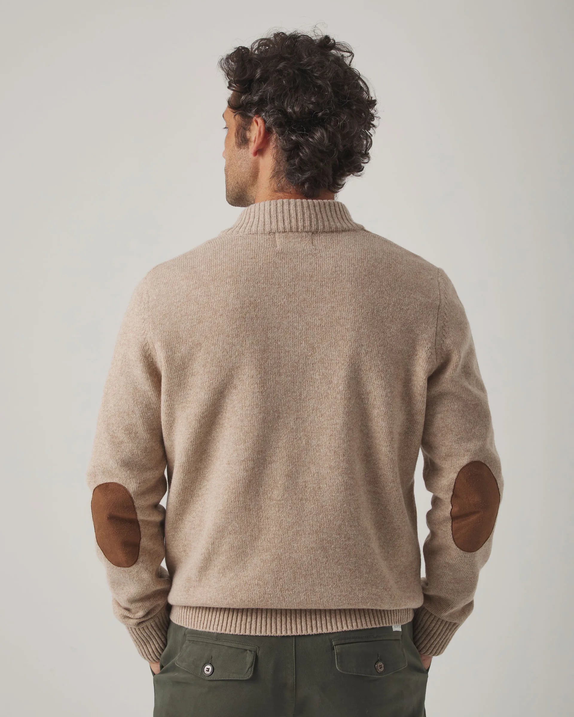 Jersey Zip Beige | SCOTTA