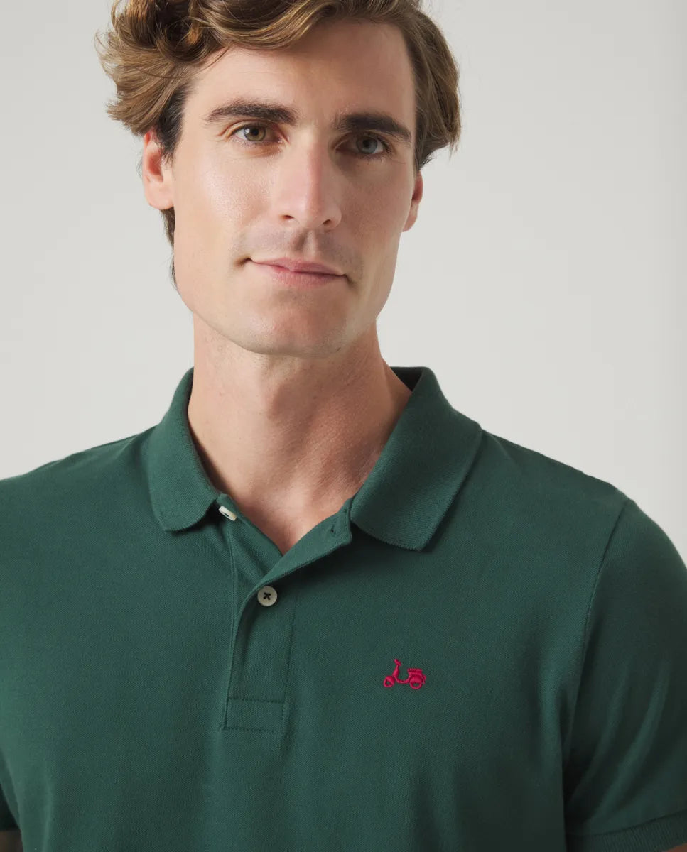 Polo Classic Verde Botella | SCOTTA