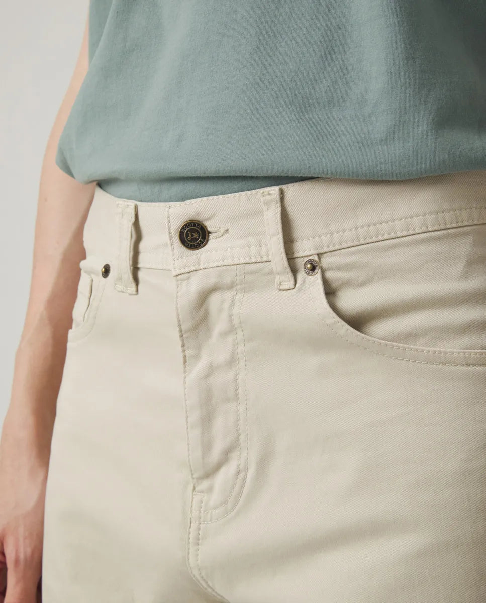 Pantalón cooper 5 Bolsillos Beige | SCOTTA