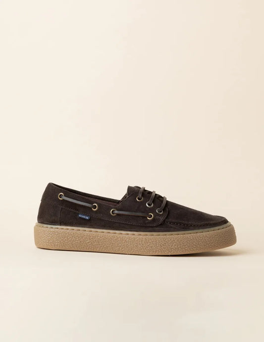 Zapato náutico sport marrón oscuro | SCOTTA