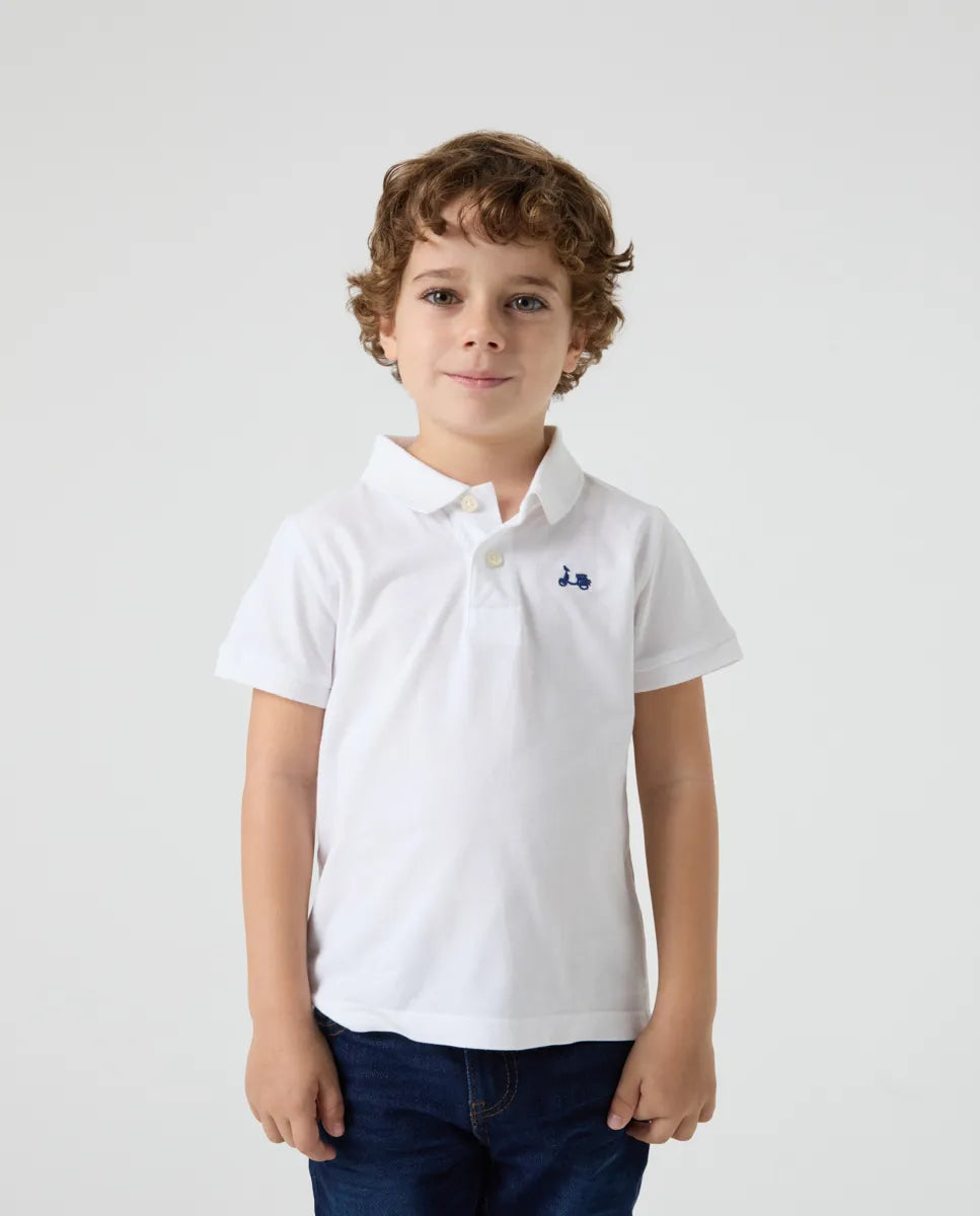 Polo Niño Classic Blanco | SCOTTA