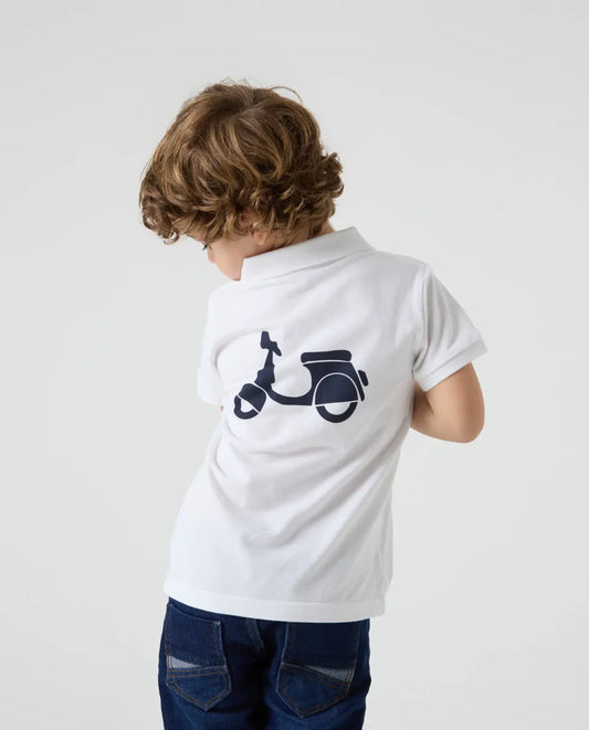 Polo Niño Classic Blanco | SCOTTA