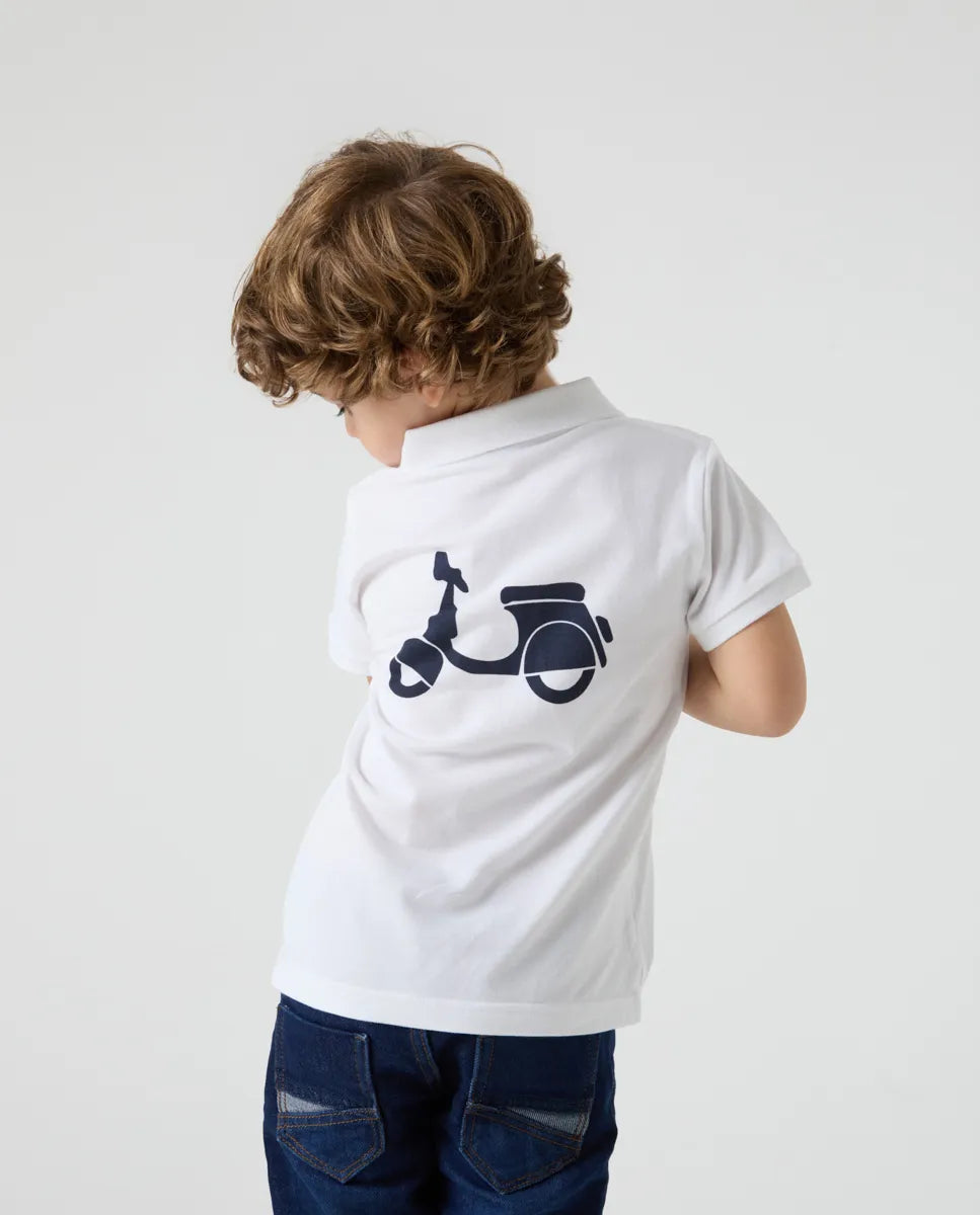 Polo Niño Classic Blanco | SCOTTA