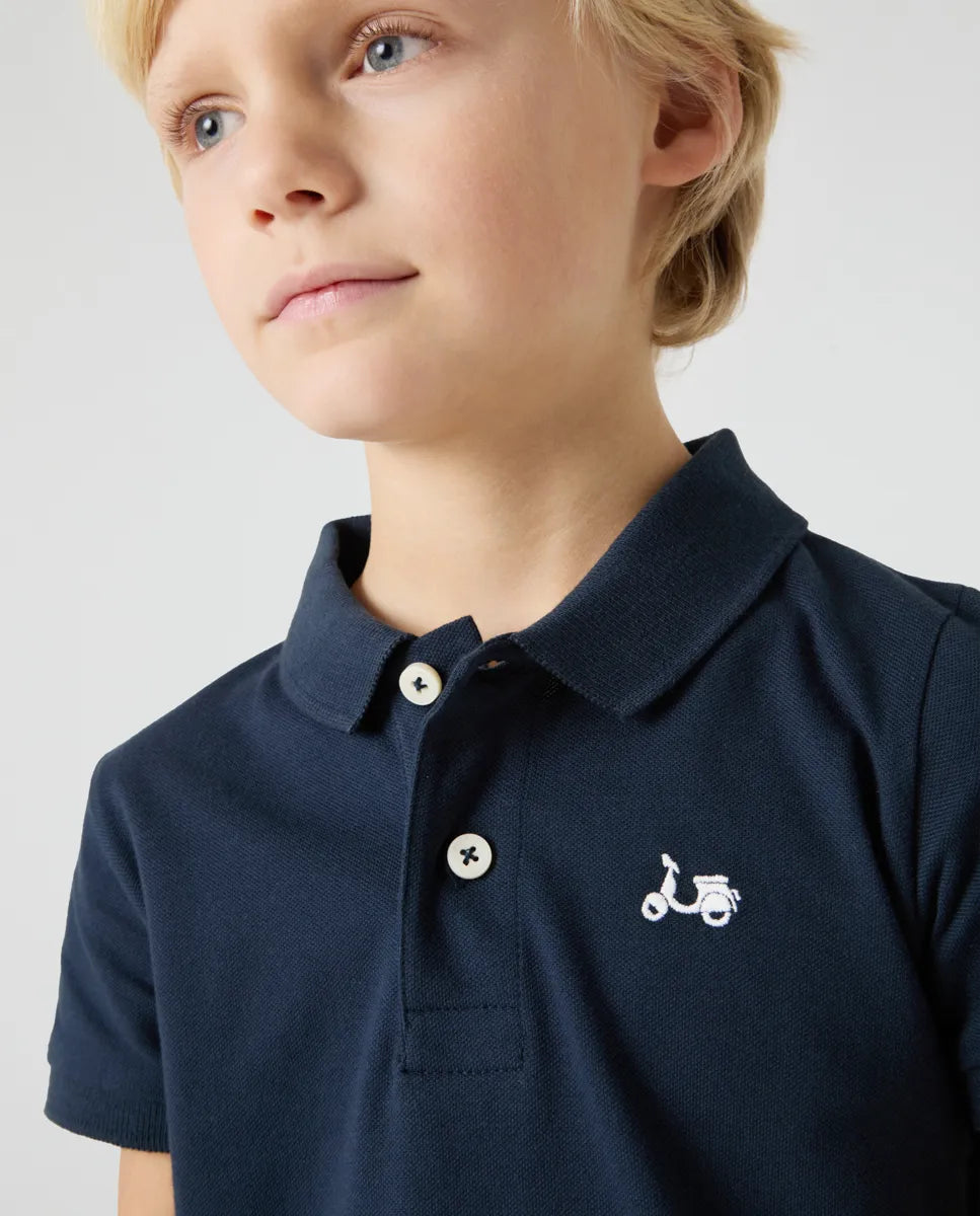 Polo Niño Classic Marino | SCOTTA