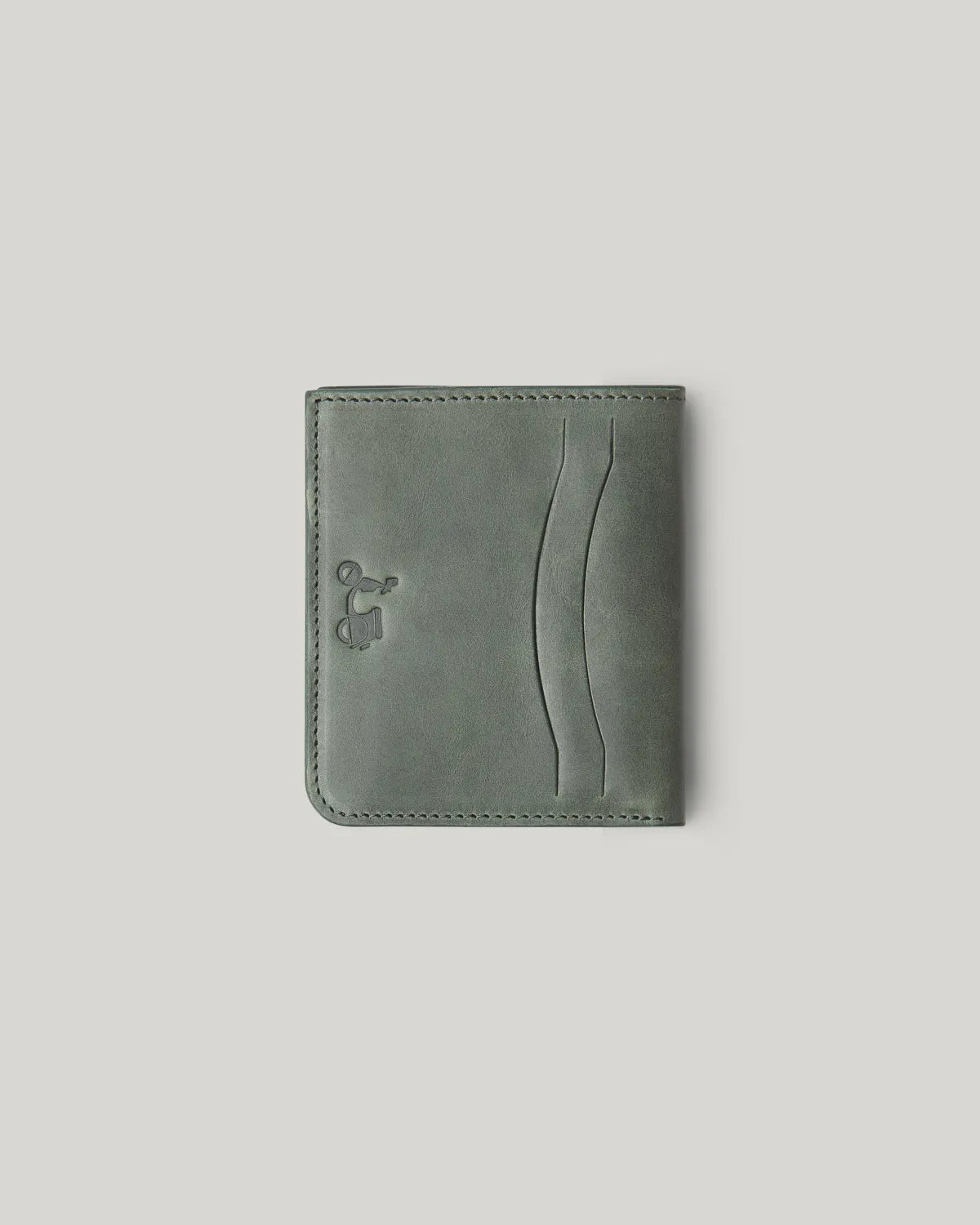 Cartera piel mate verde | SCOTTA