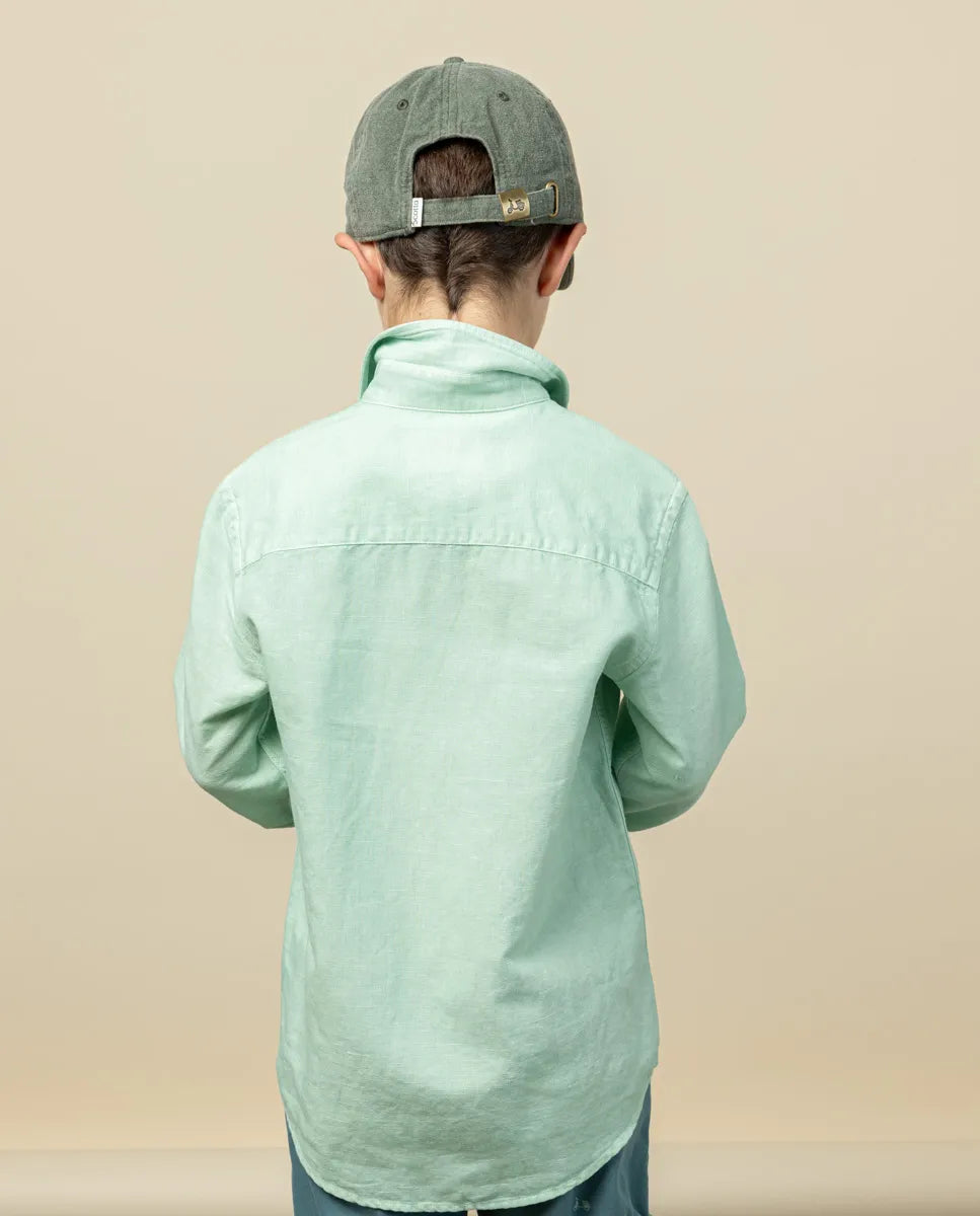 CAMISA NIÑO LISSOME LI-CO VERDE AGUA | SCOTTA