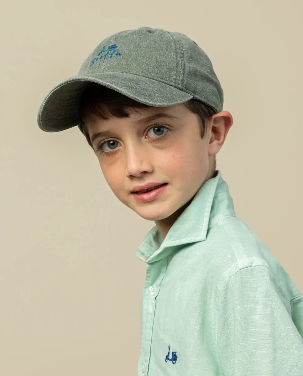 CAMISA NIÑO LISSOME LI-CO VERDE AGUA | SCOTTA