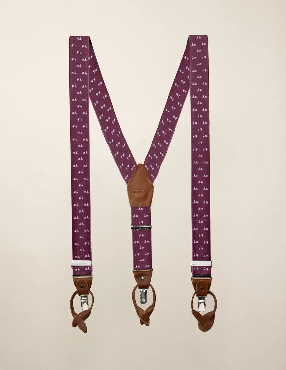 Tirantes logo burdeos | SCOTTA
