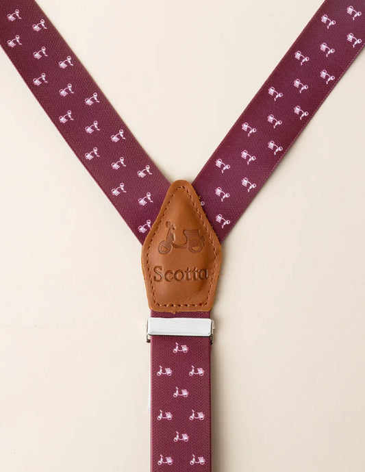Tirantes logo burdeos | SCOTTA