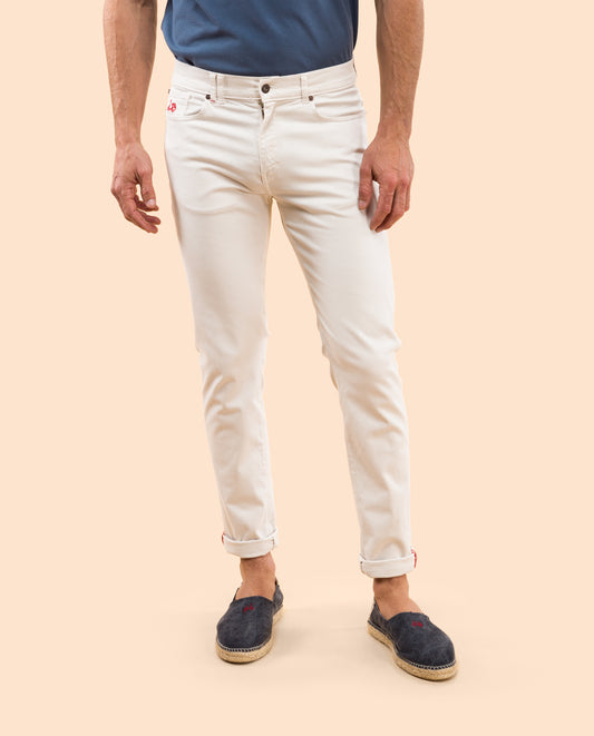Pantalon 5 bolsillos beige claro | SCOTTA