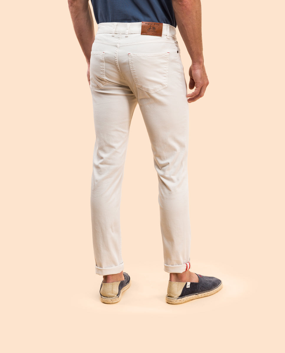Pantalon 5 bolsillos beige claro | SCOTTA