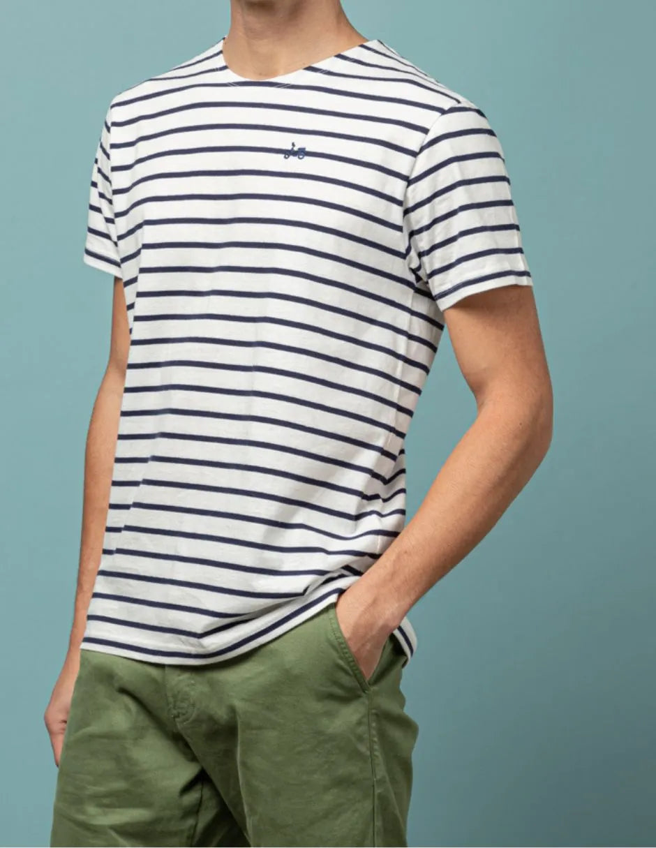 Camiseta bretón blanco | SCOTTA