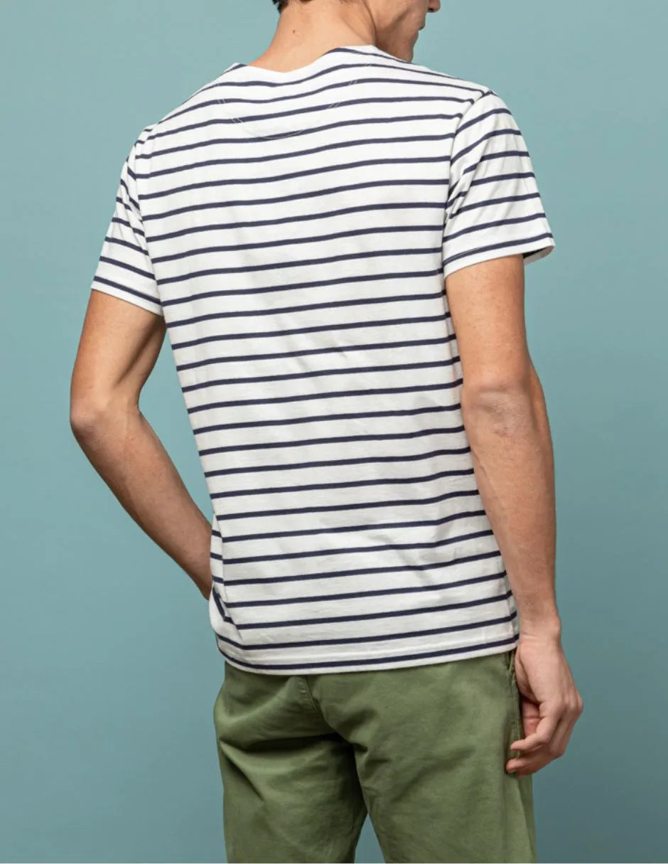 Camiseta bretón blanco | SCOTTA