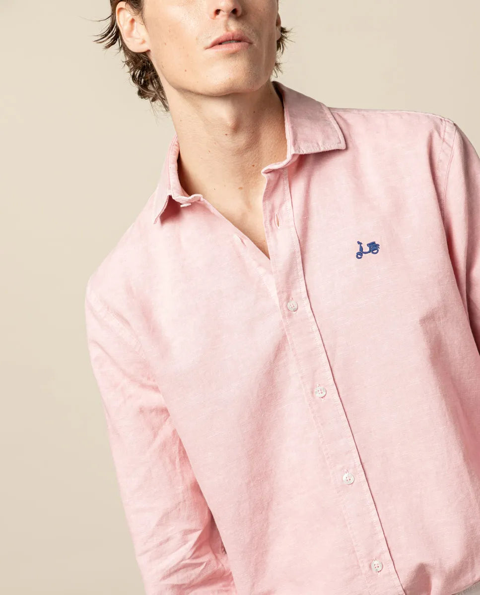 Camisa lissome li-co burdeos | SCOTTA