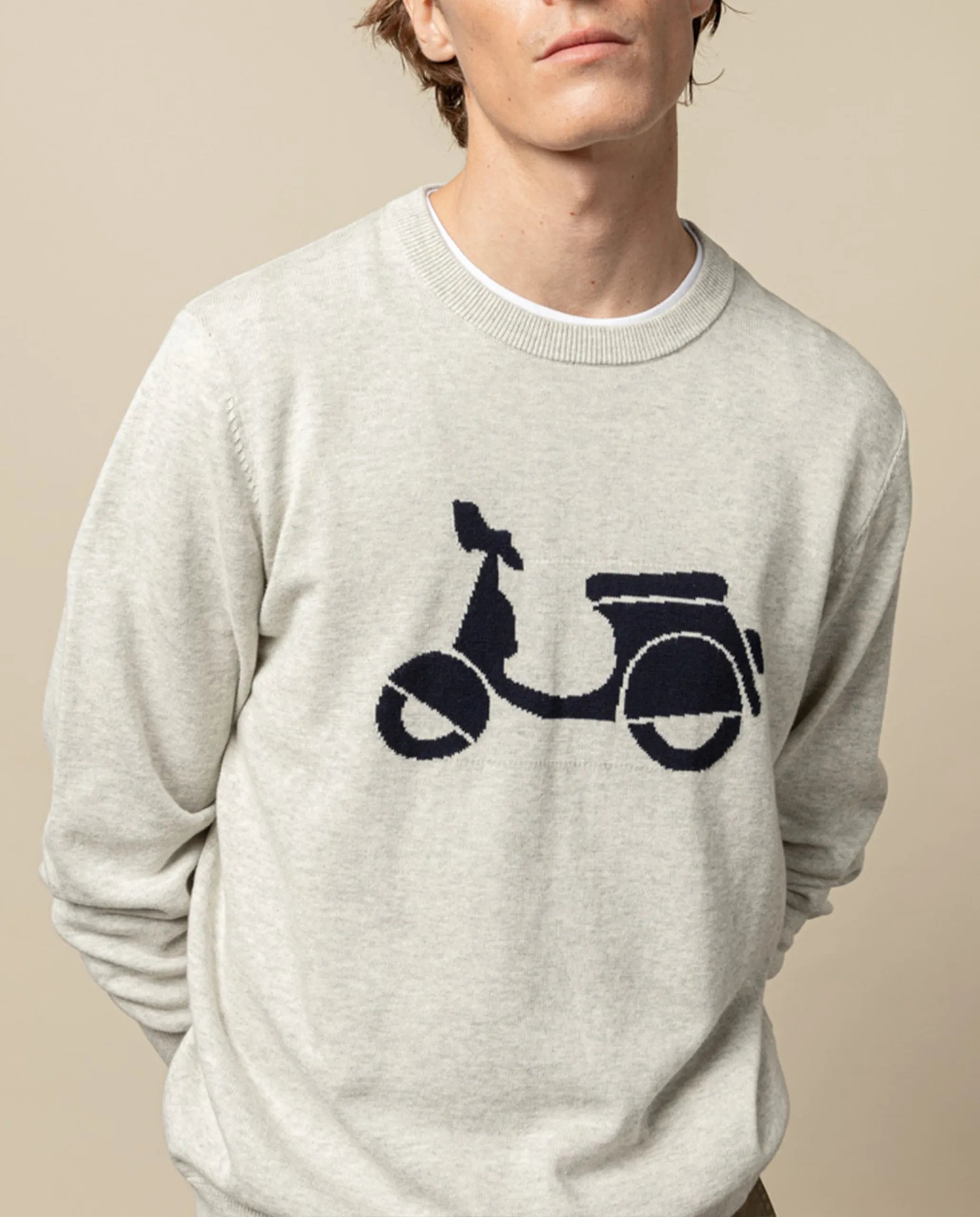 Jersey moto logo gris | SCOTTA
